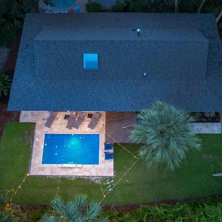 Luxury Beach House - 2Min Walk To Beach - Private Pool - Group & Dog Friendly هيلتون رئيس جزيرة المظهر الخارجي الصورة