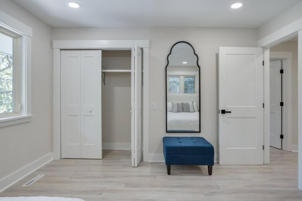 Luxury Beach House - 2Min Walk To Beach - Private Pool - Group & Dog Friendly هيلتون رئيس جزيرة المظهر الخارجي الصورة